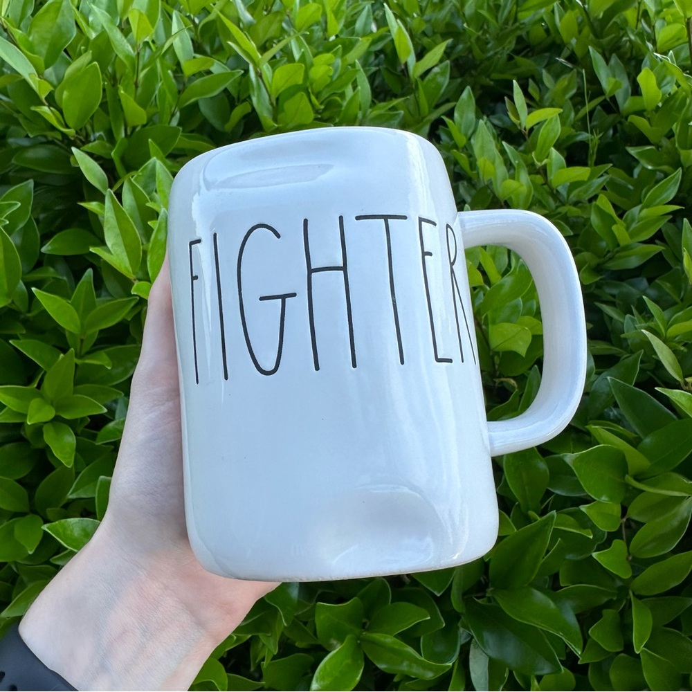 Rae Dunn Fighter Large Mug | Artisan Collection | Farmhouse Ceramic Cup